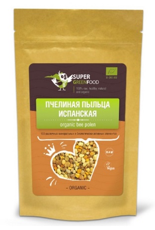 Пчелиная пыльца испанская 100г, Super Green Food Розница/Опт