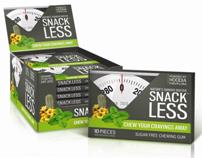 Жевательная резинка для похудения Snack Less со вкусом мяты