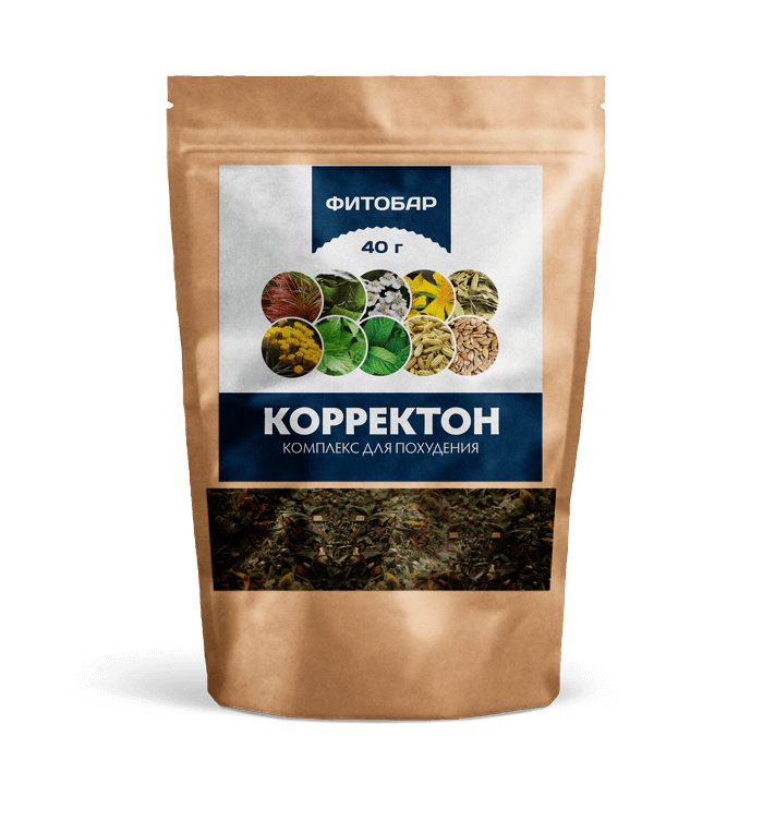 Чайный напиток Фитобар №3  Корректон 40г Травы для похудения