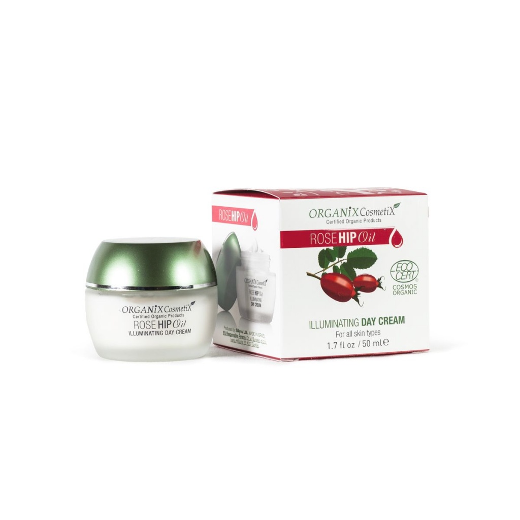 Питательный дневной крем Rosehip Oil, 50мл (пр-во Израиль, ТМ "Organix Cosmetix")