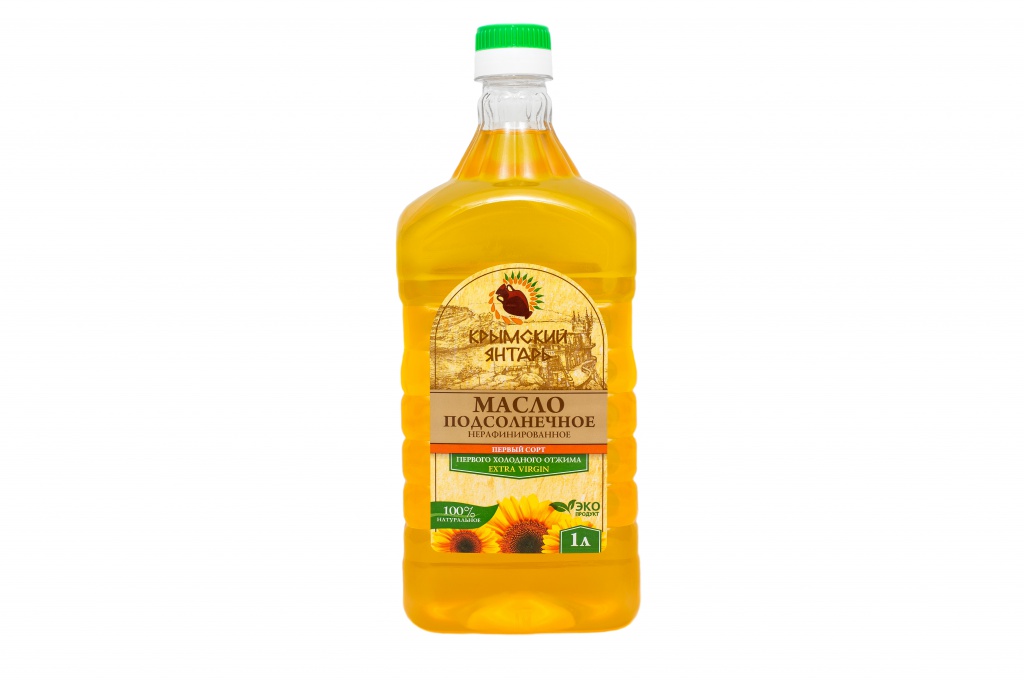 Подсолнечное масло не рафинированное 1 л. Extra Virgin