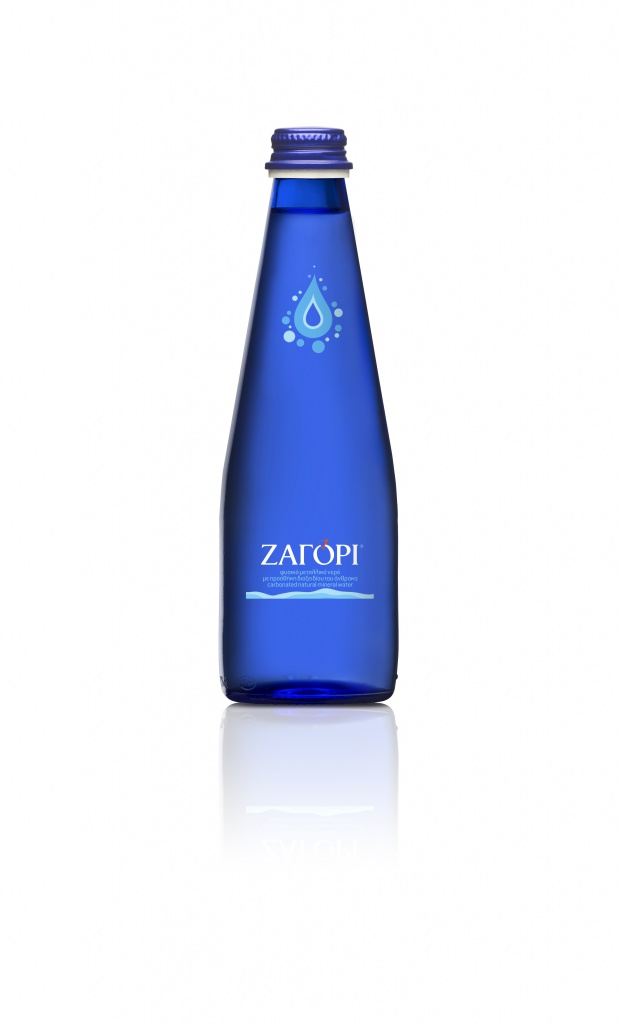 Минеральная Газированная Вода "Zagori". Стекло 0,33 л. (ящ. - 24 шт.)