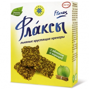 АнтиЧипсы - Флаксы льняные с Яблоком и Корицей