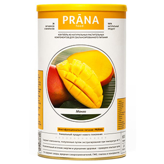Молочный коктейль prana food Манго