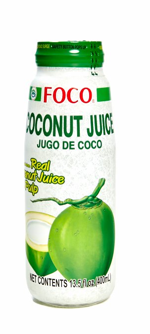 Кокосовый сок "Foco" с мякотью, 400мл