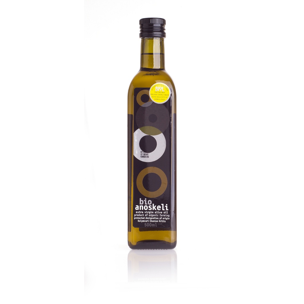 Масло оливковое E.V. Био Anoskeli 0.5л 
