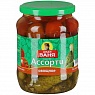 Ассорти овощное Дядя Ваня огурцы и томаты, 680г