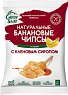 Натуральные банановые чипсы, сладкие с кленовым сиропом