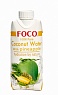 Кокосовая вода с соком ананаса "Foco" 330 мл Tetra Pak 100% натуральный напиток, без сахара