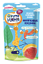 Фруктовые кусочки ФрутоНяня из яблок, клубники и бананов, 10 шт по 15 г
