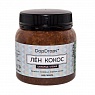 Шоколадная льняная безглютеновая паста с кокосом и стевией DopDrops 265г.