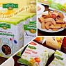 Фруктовые чипсы, сушеные фрукты в фирменной упаковке
